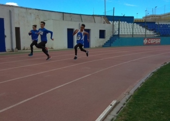 Una de las competiciones en categoría masculina que se desarrollaron en las pistas del Álvarez Claro