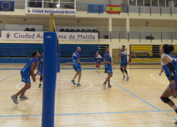 Imagen de una de las sesiones de entrenamiento del cuadro melillense.