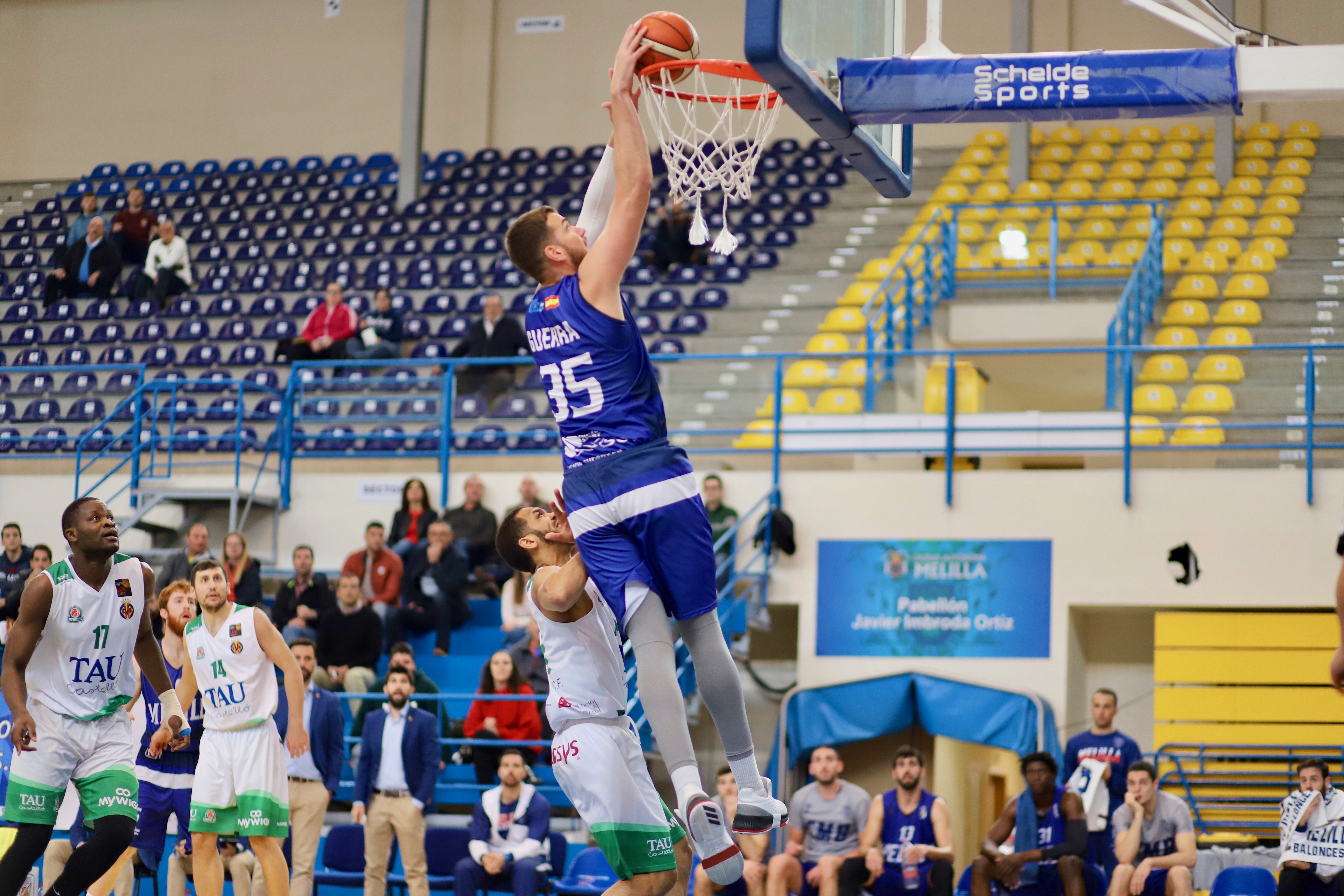 El Melilla Baloncesto inicia el año 2018 por la puerta grande