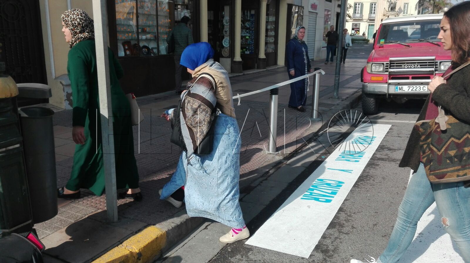 Melilla ConBici pide pasos alternativos para los peatones durante las obras de adecuación