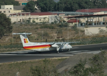 17 01 2 El aeropuerto de Melilla registra 23.939 pasajeros en febrero, un 5,6% más que en este mes de 2017