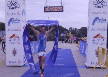 El triatleta del Club Natación Melilla, Luis Miguel Ruiz.