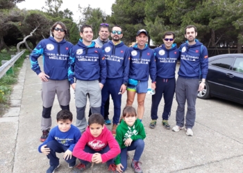 Algunos de los componentes del club organizador que tuvieron un fin de semana de trabajo exigente.