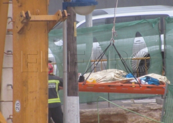 Herido hombre calle garcia margallo Rescatado un hombre herido en el interior de una obra