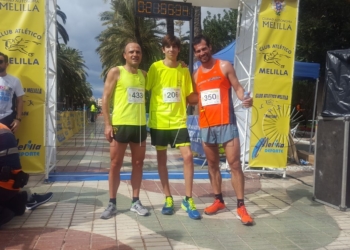 Tres primeros clasificados de la competición reina que se disputó en la jornada de ayer