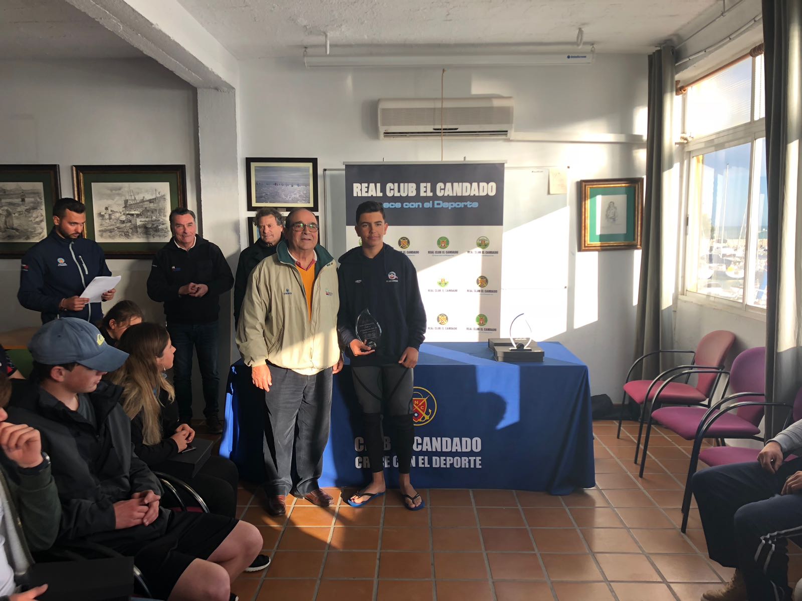 El regatista local Pablo Cervilla sube al pódium de la Copa Andalucía Láser 4.7