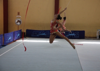 gimnastas júnior 1 La Hípica celebra su centenario con un trofeo de gimnasia rítmica