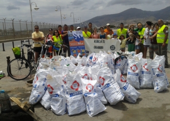 2015 05 23 13.23.31 Guelaya limpiará este sábado el Dique Sur para retirar todo tipo de basuras de la playa