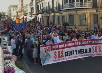 22 M Frontera Segura Los empresarios salen a la calle con menos apoyo, pero igual petición: una frontera fluida