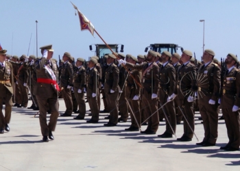 9 4 Julio Miguel Montero, nombrado Zapador de Honor del Regimiento de Ingenieros nº 8