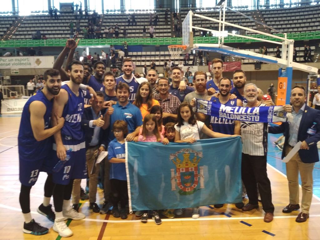 El Melilla Baloncesto, en las semifinales