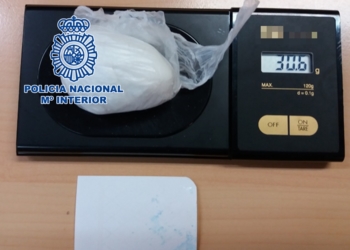 NP16 FOTO 11 05 2018 Detienen a un individuo por tráfico de drogas tras una persecución por el barrio de Cabrerizas