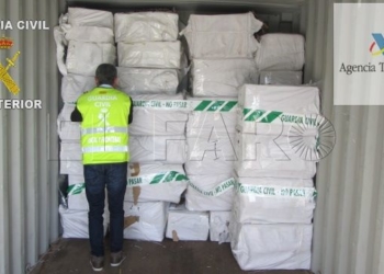 VISTA MERCANCIA Intervienen en Melilla 1.591 pantalones falsificados valorados en 160.705 €