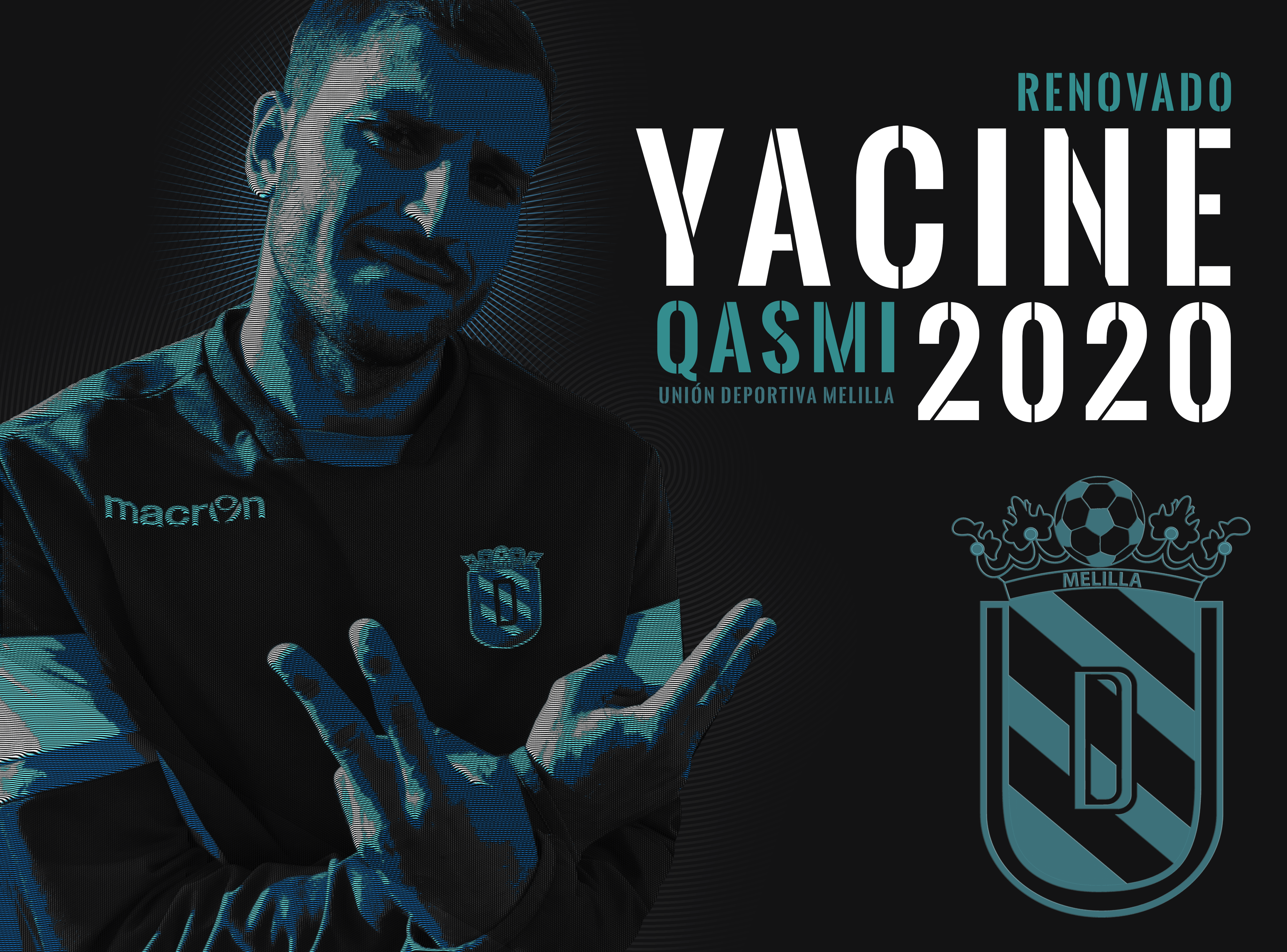 Yacine Qasmi renueva con el Melilla las dos próximas temporadas