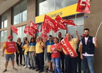 IMG 20180618 WA0021 Masivo seguimiento del personal de reparto de la huelga en Correos