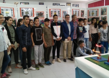 WhatsApp Image 2018 06 05 at 09.46.571 El IES Rusadir expone maquetas y artilugios creados por menores de acogida