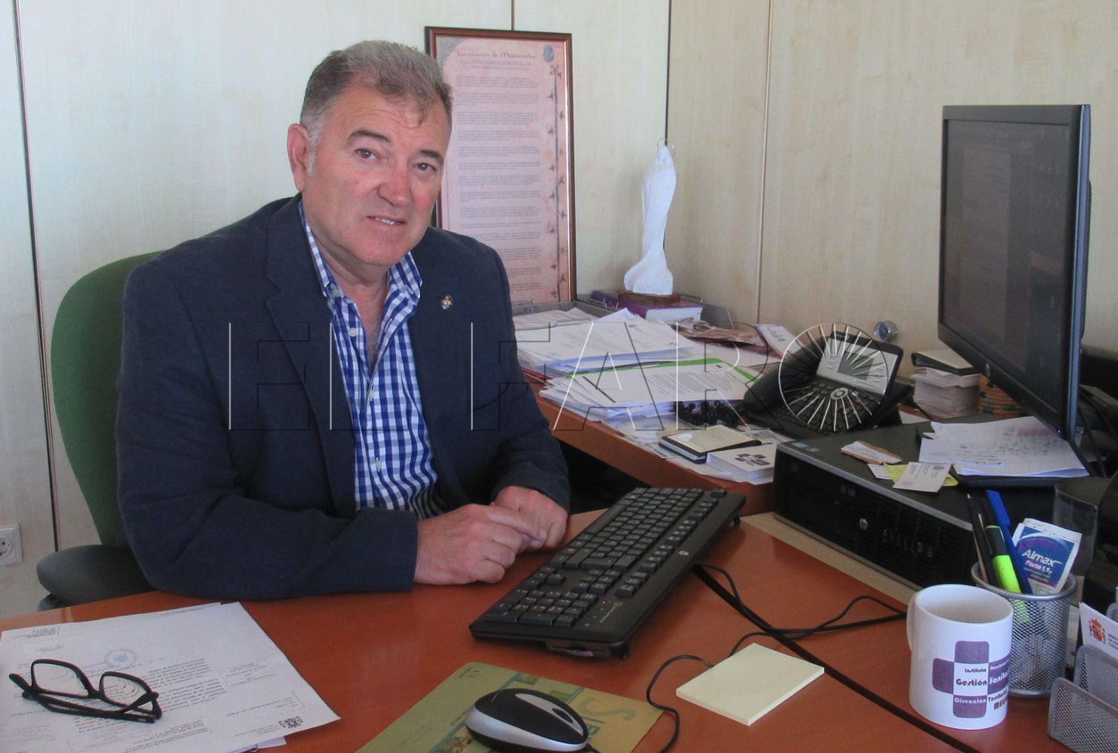 Robles, director territorial de Ingesa: "No es cómodo en este sillón, hay que estar alerta y facilitar los servicios a las personas"