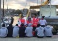 WhatsApp Image 2018 06 17 at 21.22.51 Llegan a Melilla 35 migrantes de una patera localizada a 32 millas