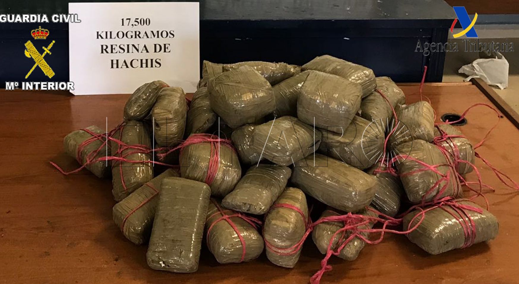 Cazan a un hombre en el Puerto de Melilla embarcando con 7,5 kilos de hachís