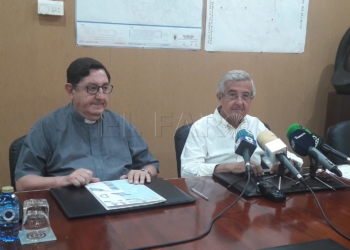 17 250718 Fomento y el vicario de Melilla presentan el convenio para rehabilitar el Sagrado Corazón