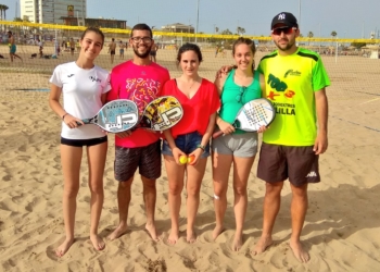 FINAL DOBLES MIXTOS Llegan las primeras finales del Trofeo de Verano de tenis playa 2018