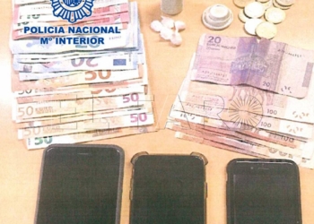foto detencion droga La Policía detiene a un joven de 22 años por venta de cocaína en el barrio del Hipódromo