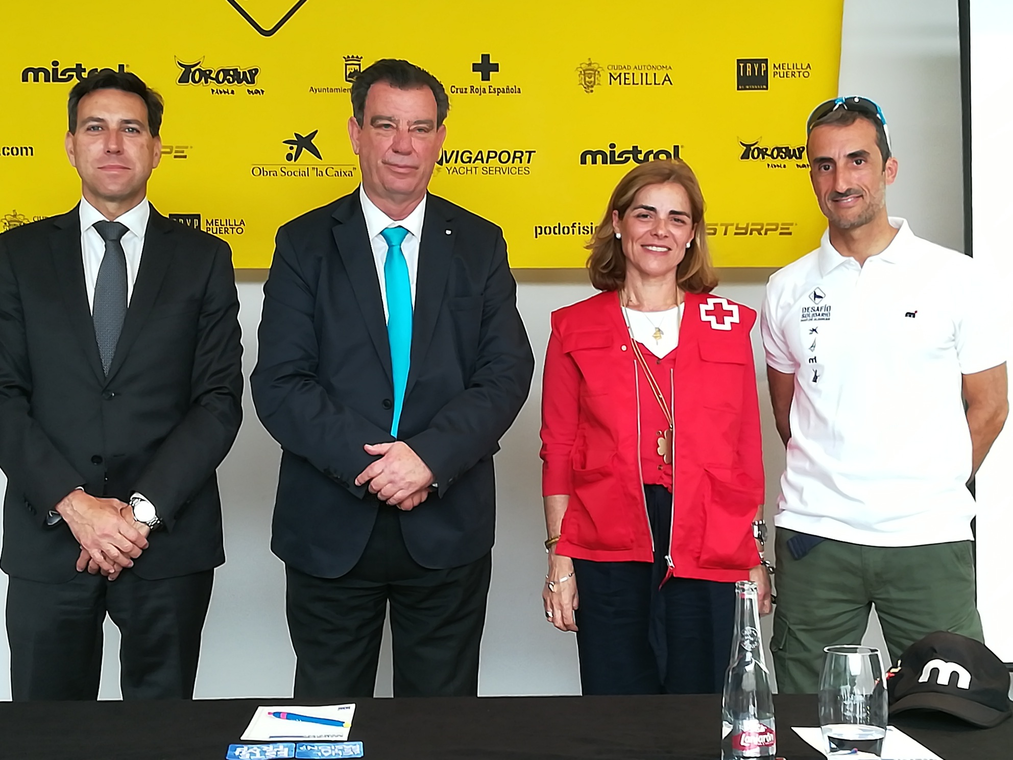 Todo preparado para el Desafio Mar de Alborán dando 90.000 paladas