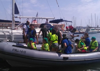 1 16 reducida La XXII Semana Náutica de Melilla acerca el mar a los más pequeños