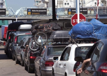 1 7 reducida La ruta Melilla-Motril pierde un 72,8% de los pasajeros en la operación retorno