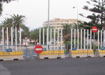 seguridad recortada El recinto ferial contará con 40 cámaras de seguridad frente a las 32 del año anterior