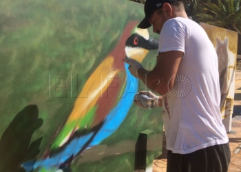 182 230918 Concurso de grafiti Escuela Gloria Fuertes: El arte a través de un spray