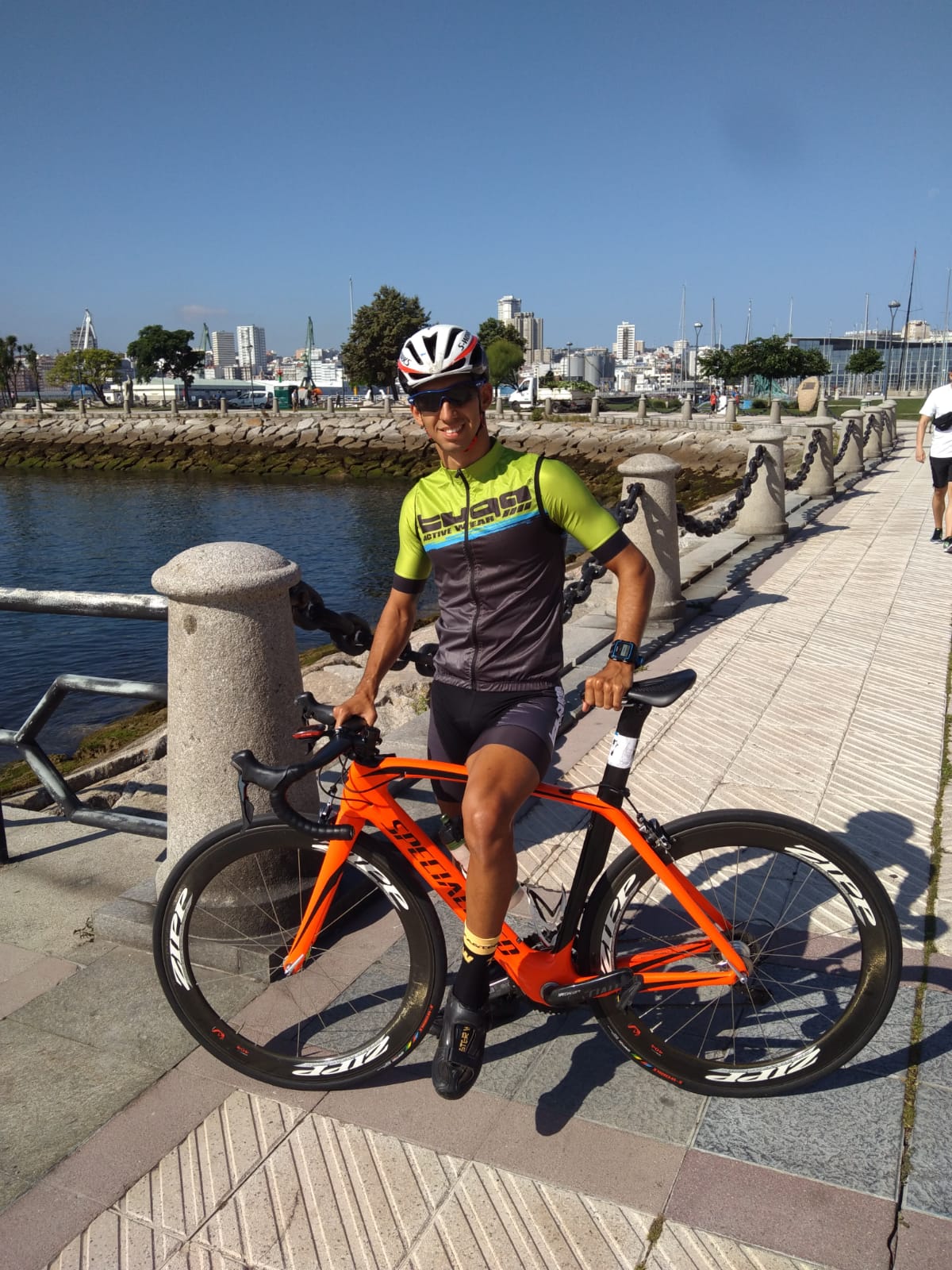 Álvaro Martínez, en el Campeonato de España de triatlón olímpico