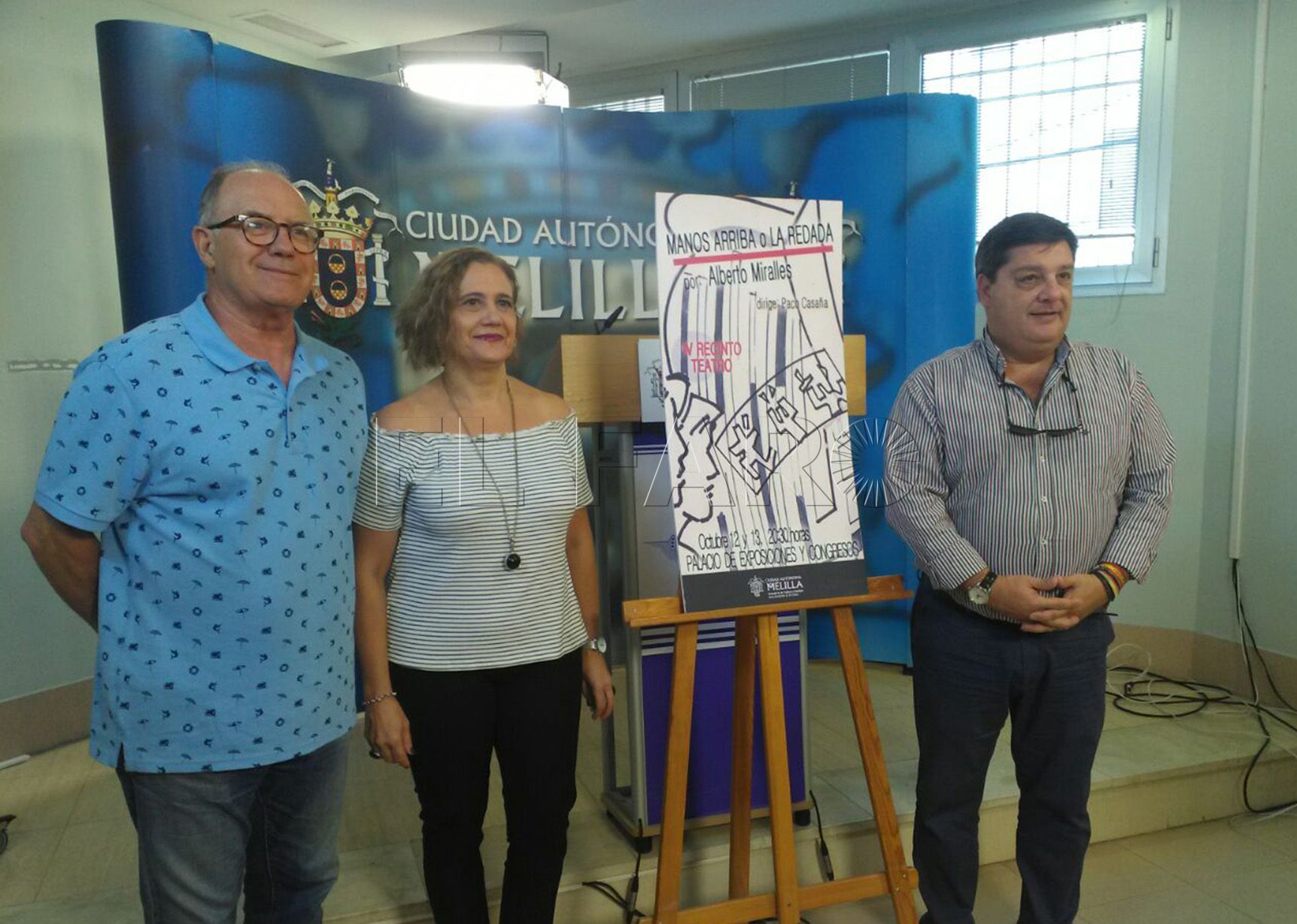 El Palacio de Congresos acogerá los dias 12 y 13 la comedia ‘Manos arriba’