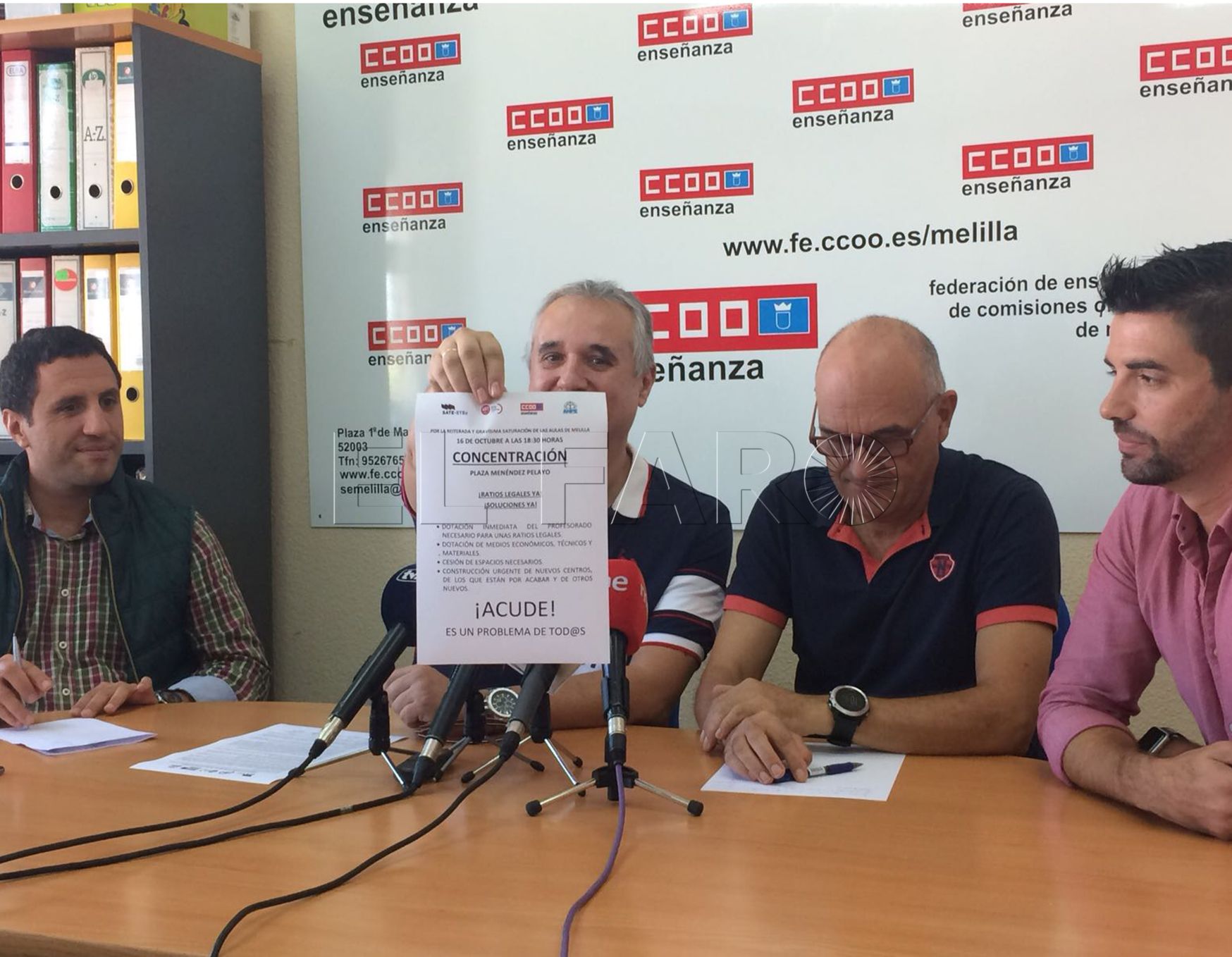 “Es imposible impartir una educación de calidad con las ratios tan disparadas”