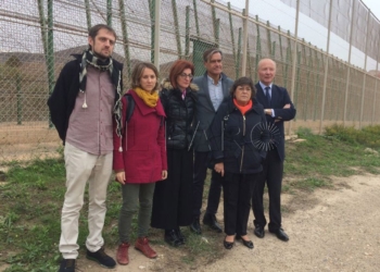 12 1 5 Visita de eurodiputados a la frontera de Melilla: “Sin vías legales y seguras para la inmigración, continuarán las mafias”