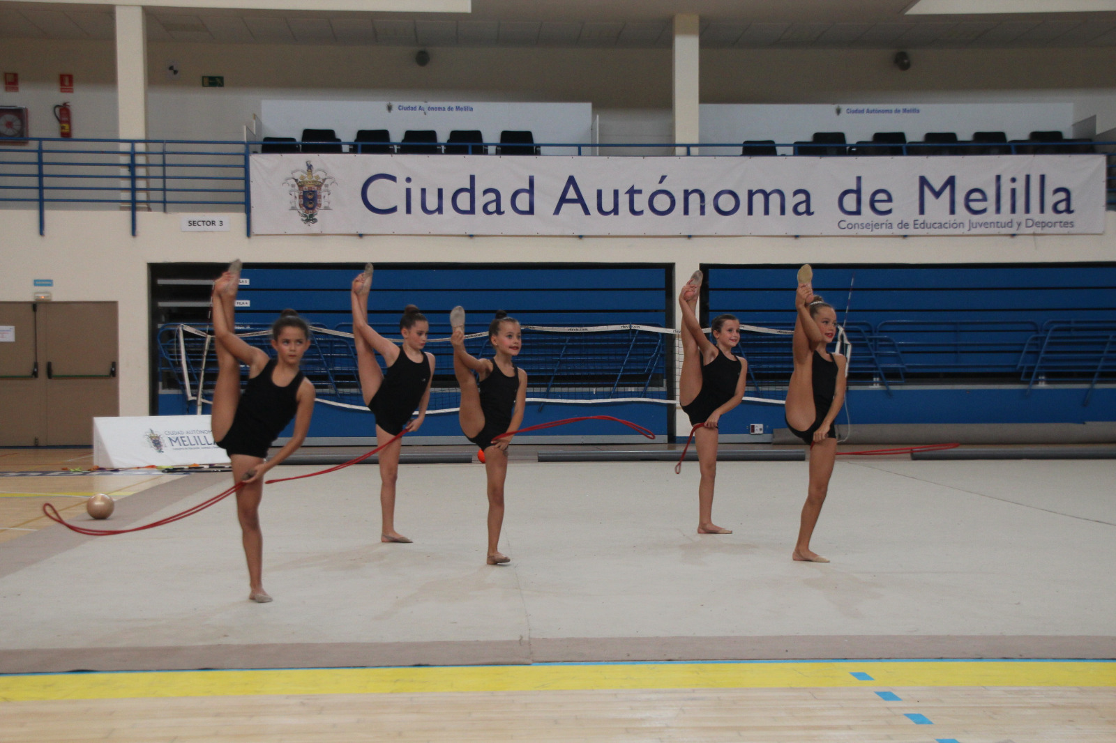 Primer control para la gimnasia melillense