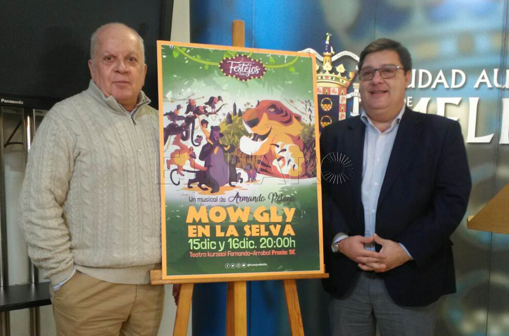 El Kursaal acogerá los días 15 y 16 de este mes el musical ‘Mowgly en la selva’