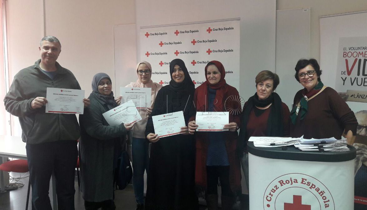 Los alumnos de Aulas Culturales finalizan sus cursos en Cruz Roja