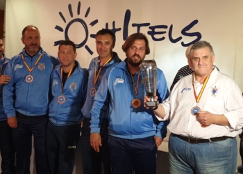 En la entrega de trofeos todo fue felicidad.