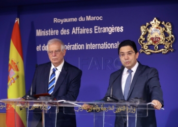 borrell y ministro marrroquí Borrell se reunirá por tercera vez con Marruecos por el cierre de la aduana