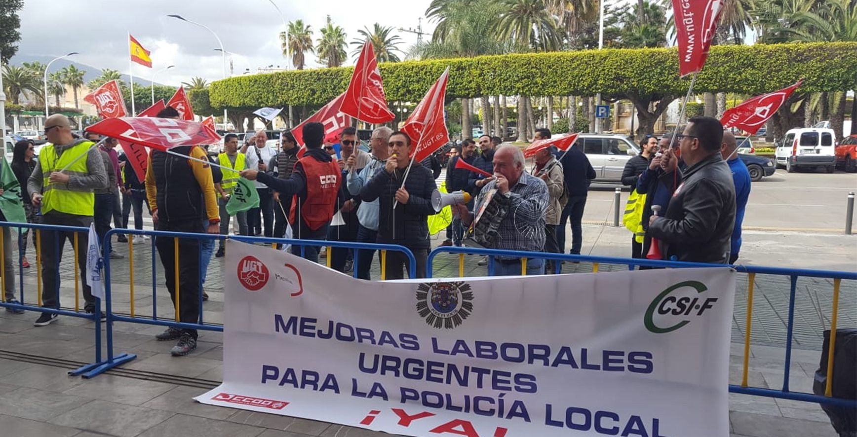 El PSOE apoya las reivindicaciones de la Policía Local ante “el abandono” de la Ciudad
