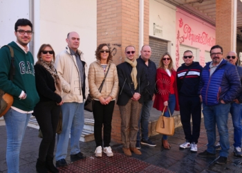 VisitaRastro El PSOE reclama el “pésimo estado” del Rastro y el abandono del Gobierno Local