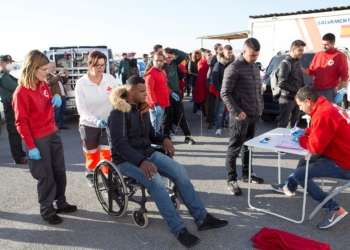 Los inmigrantes, que son de la región del Rif, salieron la noche del pasado jueves de una playa del norte de Marruecos.