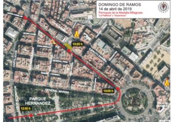 D385JkTWsAAbWow Cortarán tráfico por pasos de Semana Santa