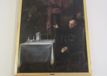 cuadro cena san benito Restaurado un cuadro del siglo XVII propiedad de la Ciudad