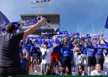 Ambiente Melilla partido6 La afición del Melilla, hasta el último partido con su equipo