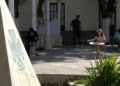 CAballeria Pintura Rápida5 El cuartel del Regimiento Alcántara plasmado en lienzos