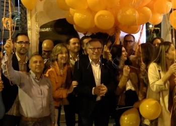 ciudadanos pegada carteles elecciones locales Cs afirma que no hará presidentes ni a Imbroda ni a Aberchán