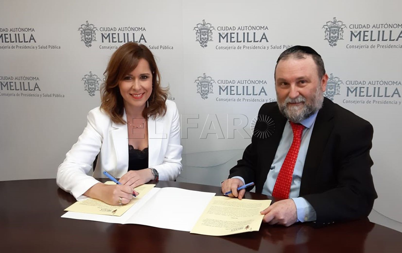 Presidencia firma un nuevo convenio con la Comunidad Israelita de Melilla