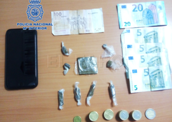 detencion policia venta estupefacientes La Policía Nacional detiene a un individuo dedicado a la venta de estupefacientes